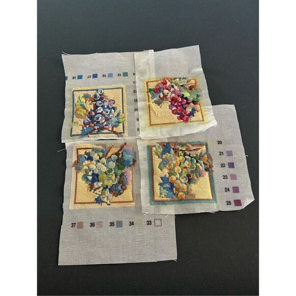 Needlepoint Coasters  - Picture 1 of 5